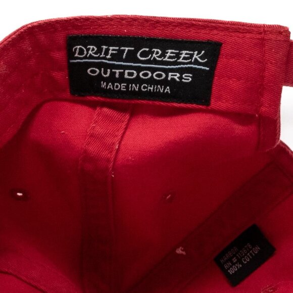 Vintage Red Sunny Dicks Fairbanks Alaska Embroidered Baseball Cap Adjustable Str - Picture 7 of 8